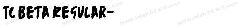 TC Beta Regular字体转换
